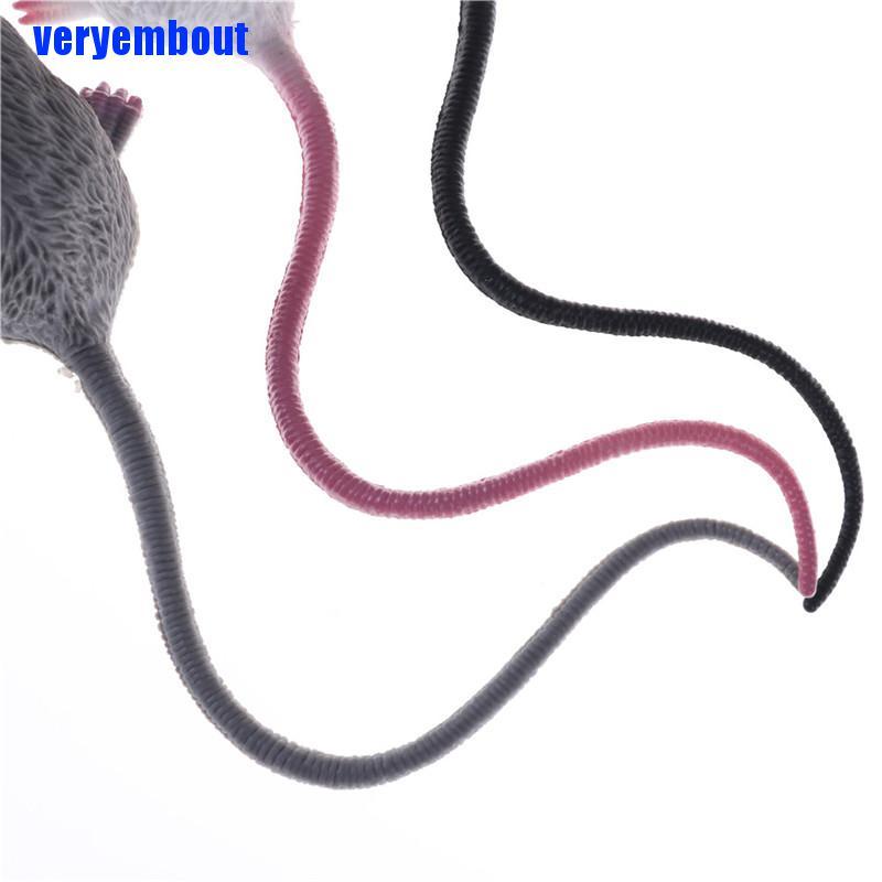 Chuột nhựa giả dùng trang trí halloween độc đáo vui nhộn