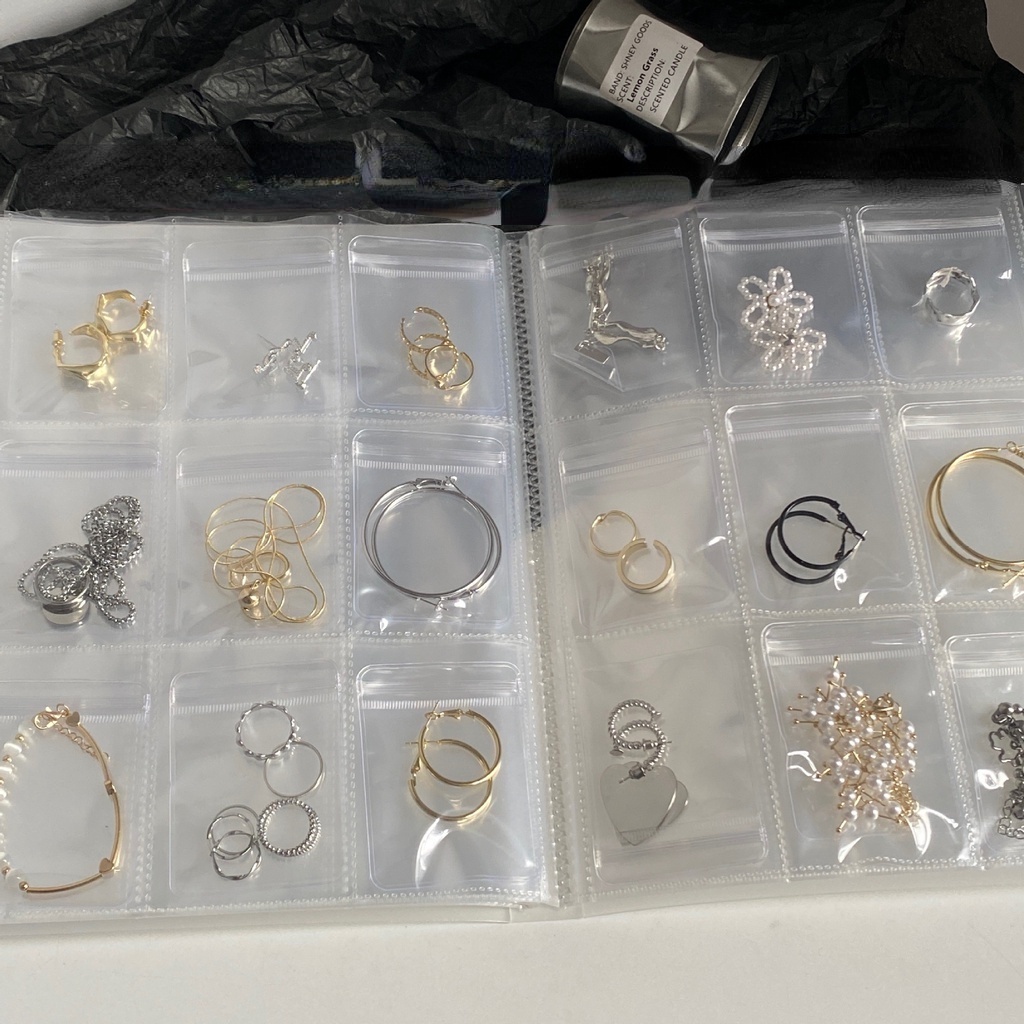 Túi đựng trang sức chất liệu PVC trong suốt tiện lợi