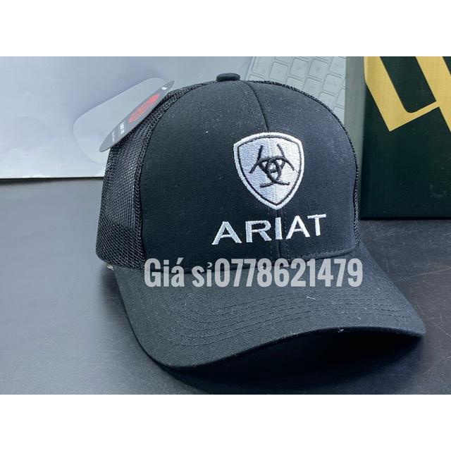 mũ lưỡi trai Thêu ARIAT - nón kết thể thao phối lưới unisex thời trang