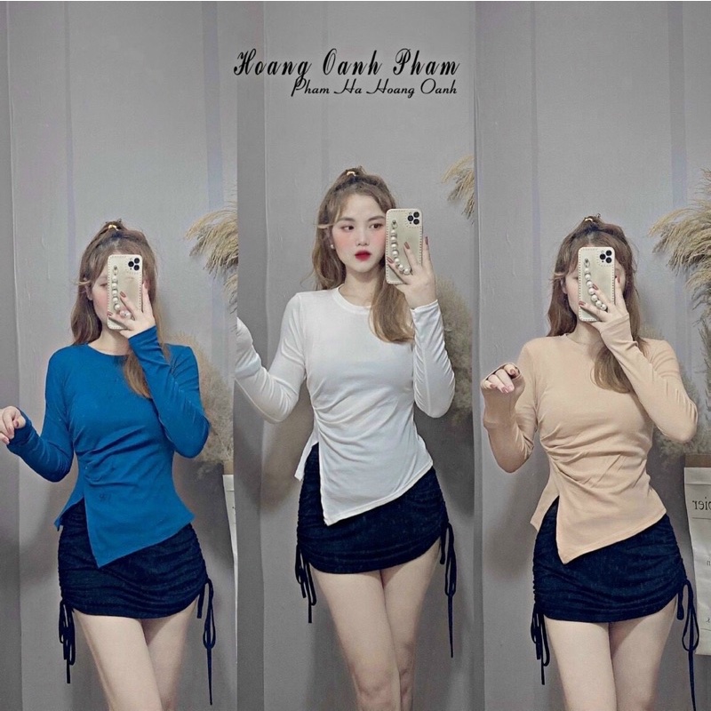Áo rúm sườn dài tay