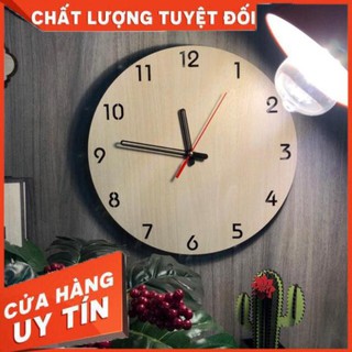 [100% CHẤT LƯỢNG] Đồng hồ trang trí bằng gỗ treo tường - Mẫu SB028 loại gỗ 2 lớp
