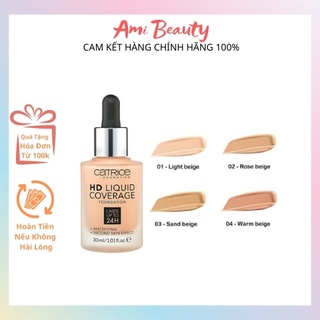 Kem Nền CATRICE HD Liquid Coverage Foudation Lasts Up To 24H