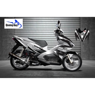 Tem trùm air blade ♦FREESHIP♦ đen xám monster proti đời 2016-2019, độ team trùm ab dán phủ dàn áo xe đen xám rẻ đẹp