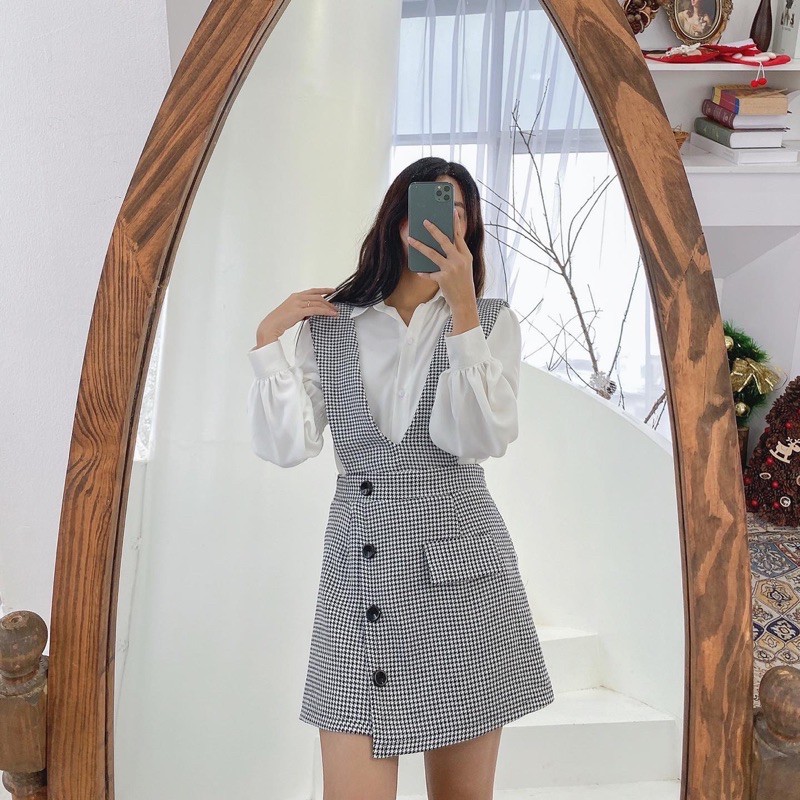 yếm ziczac vạt lệch