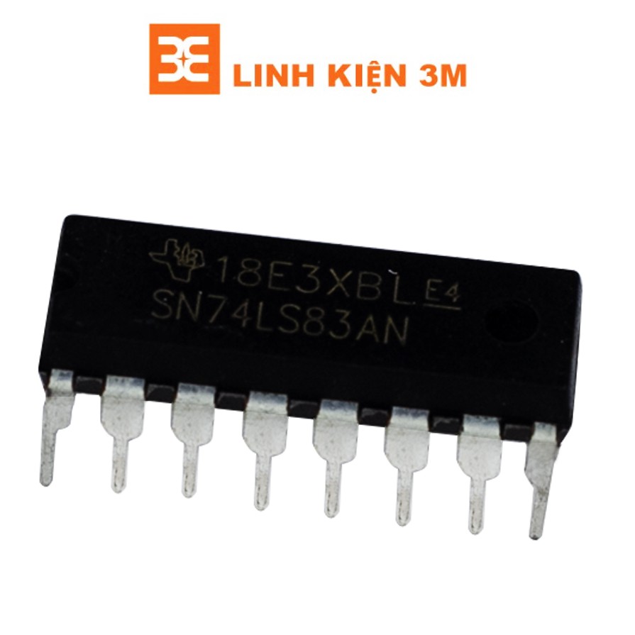 Chíp 74LS83 4-bit Binary Full Adder DIP16