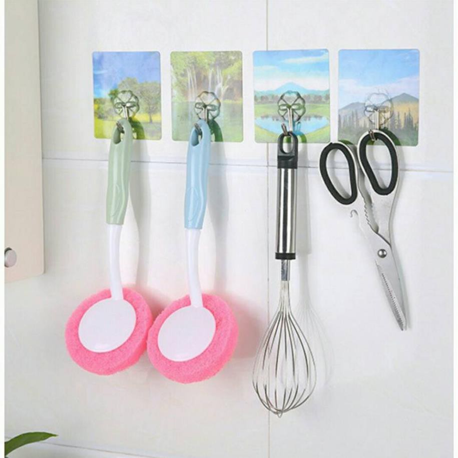 10 Móc Dán Tường Siêu Dính 3D Độc Đáo ( ngẫu nhiên )