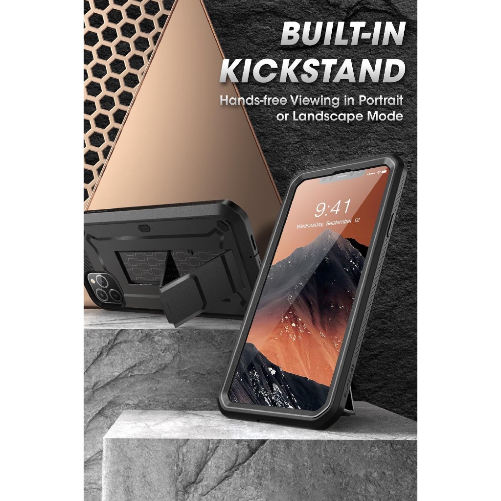 Ốp Điện Thoại Bảo Vệ Toàn Diện Màn Hình Họa Tiết Ngựa Một Sừng Supcase Cho iPhone 11 Pro Max 6.5 Inch 2019