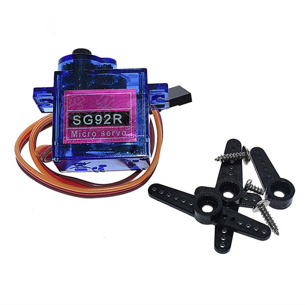 [COD] Micro Aeromodelling Robot For RC Model Helicopter Parts Motor Blue Remote Control SG92R Replace SG90 Servo Aircraft model/Multicolor