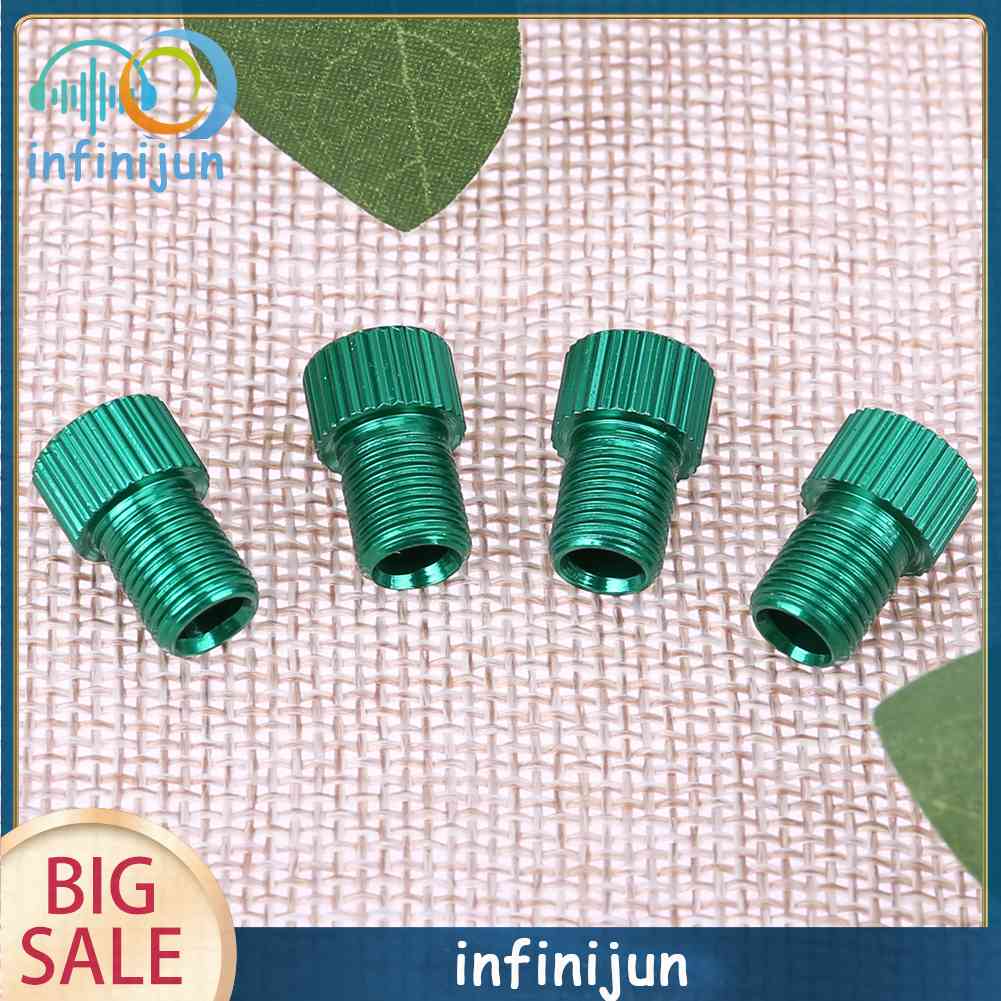 Set 4 Đầu Nối Van Xe Đạp Chuyển Đổi Presta Sang Shrader