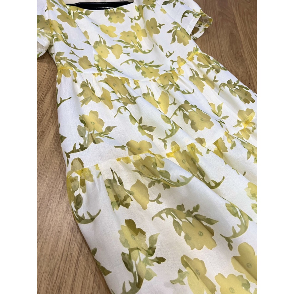 Đầm T.O.P.S.H.O.P Hoa Vàng - Hàng xuất dư 100%