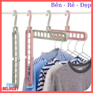 Móc 9 lỗ treo quần áo