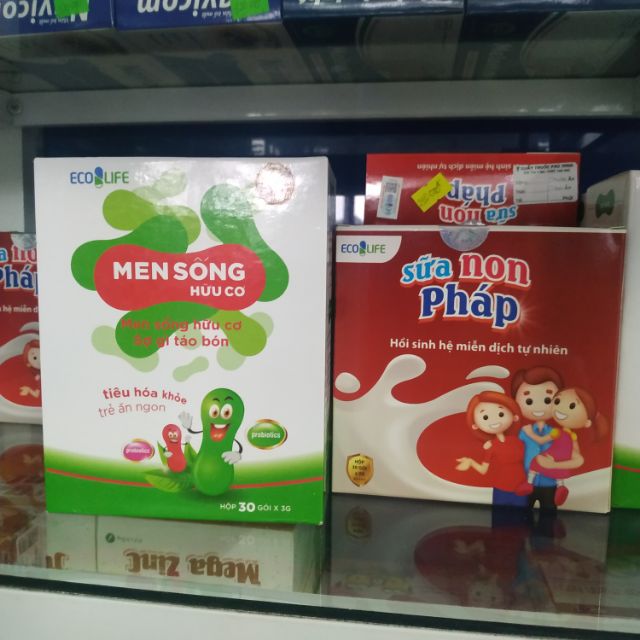 Sữa non Pháp và men sống hữu cơ combo | BigBuy360 - bigbuy360.vn