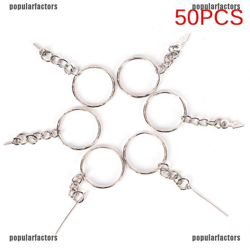 Bộ 50 Vòng Kim Loại 25mm Sử Dụng Cho Dây Điện