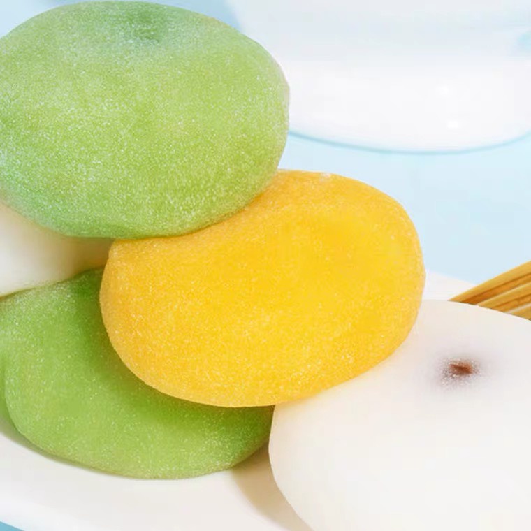 Bánh mochi sữa nhân kem trái cây Super Flavor siêu mềm mịn (vị dâu tây, matcha, sữa chua, xoài, trứng muối)