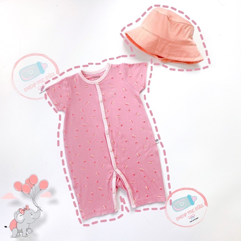 CHAANG bộ body cộc cho bé trai và gái chất cotton