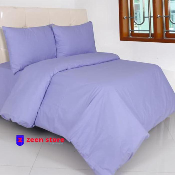 Ga Trải Giường Vải Lanh Cotton Màu Tím Nhạt Kích Thước 180x200