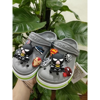 bộ charm 3d gắn sục cho bé ( gồm 2 charm to và 10 charm nhỏ)