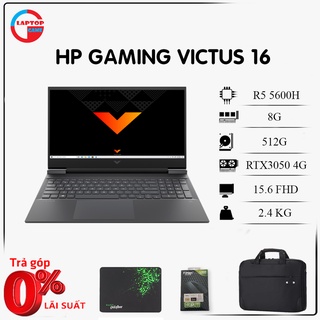 [Mới 100%] Laptop Gaming HP Victus 16-D0023DX (Core i5 11400H, RAM 8GB, 256GB, RTX 3050 4GB, 16.1 FHD IPS)