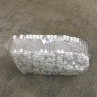 Ống nghiệm nhựa có nắp trắng túi 500 cái HTM