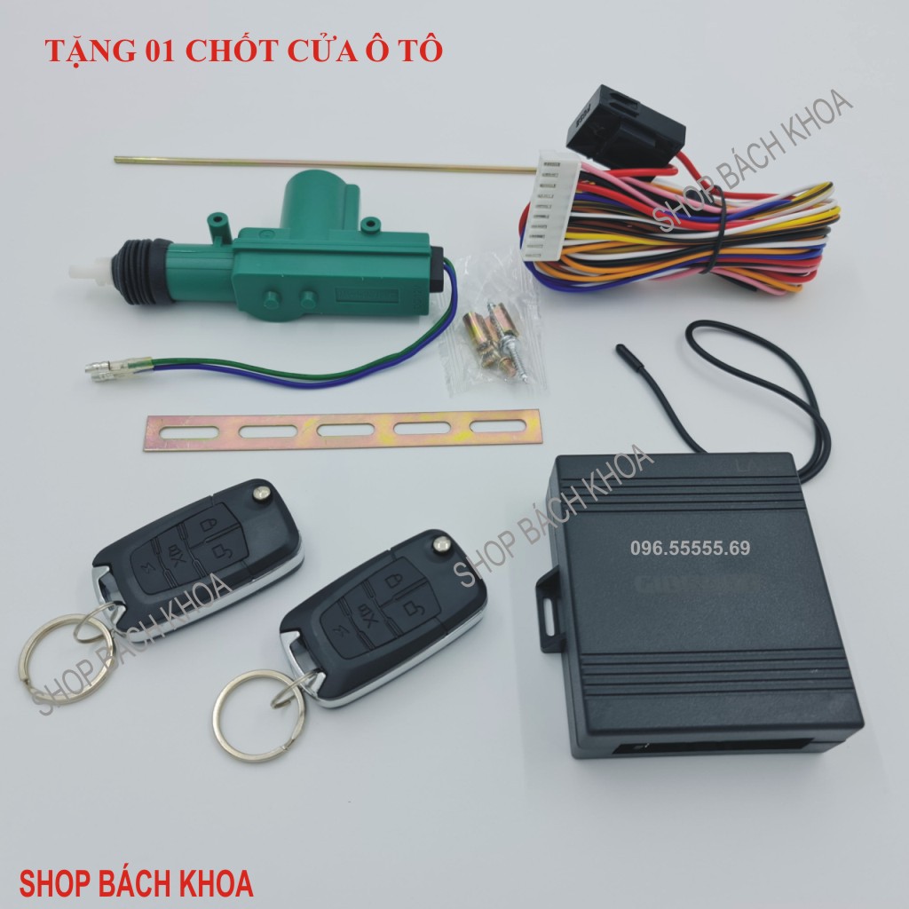 Bộ khóa cửa ô tô có điều khiển từ xa dùng cho ô tô con, ô tô tải. MODEL G2265 12V.