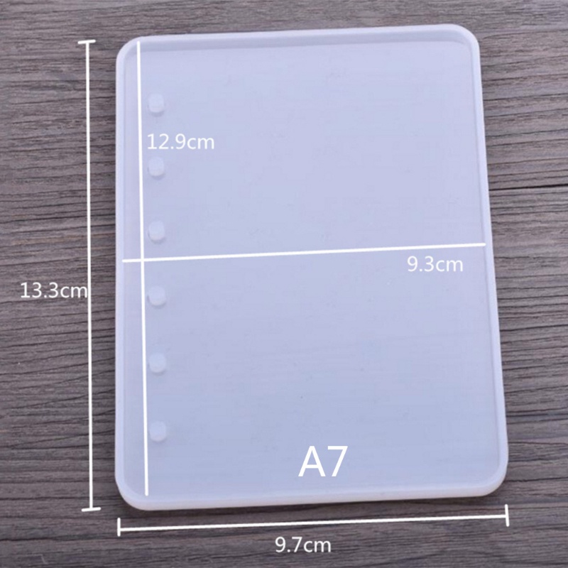 Khuôn Silicon Trong Suốt Hình Quyển Sách Làm Thủ Công Khổ A7 / A6 / A5