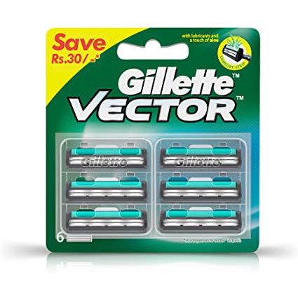 (chính hãng) HỘP 4&2 lưỡi dao Gillette Vector kép