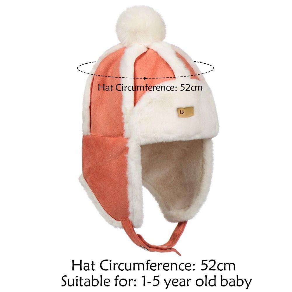 Mũ Len Che Tai Giữ Ấm Thời Trang Thu Đông Cho Bé