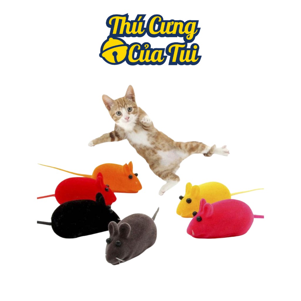 Chuột Nhung Đồ Chơi Có Tiếng Kêu Cho Chó Mèo - Thú Cưng Của Tui