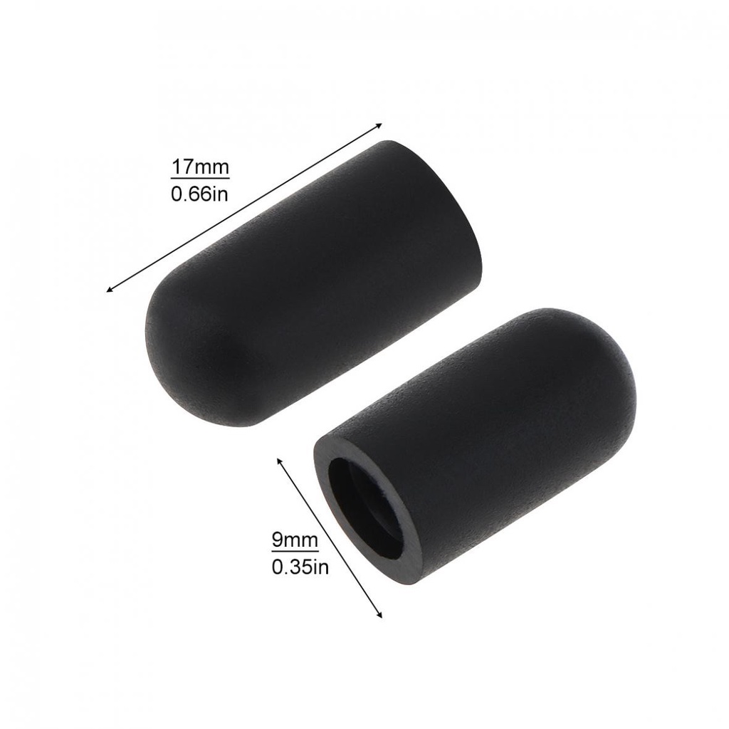 Set 10 Nắp Silicon 5a / 7a Bảo Vệ Đầu Gậy Đánh Trống