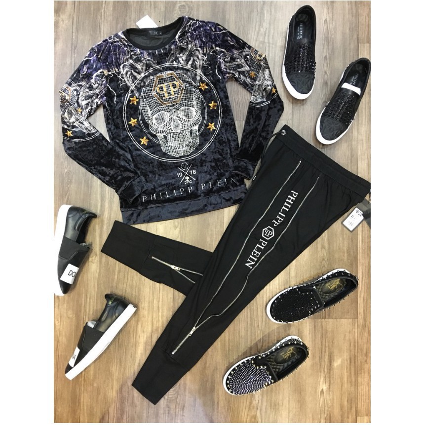Áo nỉ nhung Philipp Plein_Giaysneaker