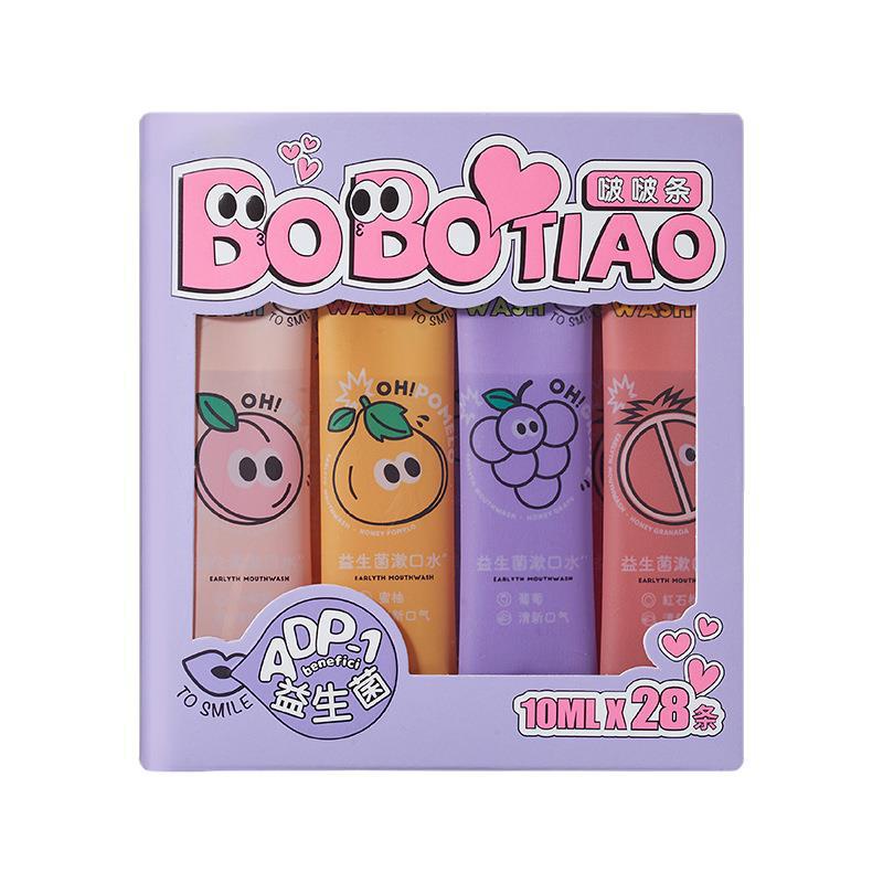 BOBOTIAO Hộp 28 viên nước súc miệng lợi khuẩn dùng một lần Earlyth