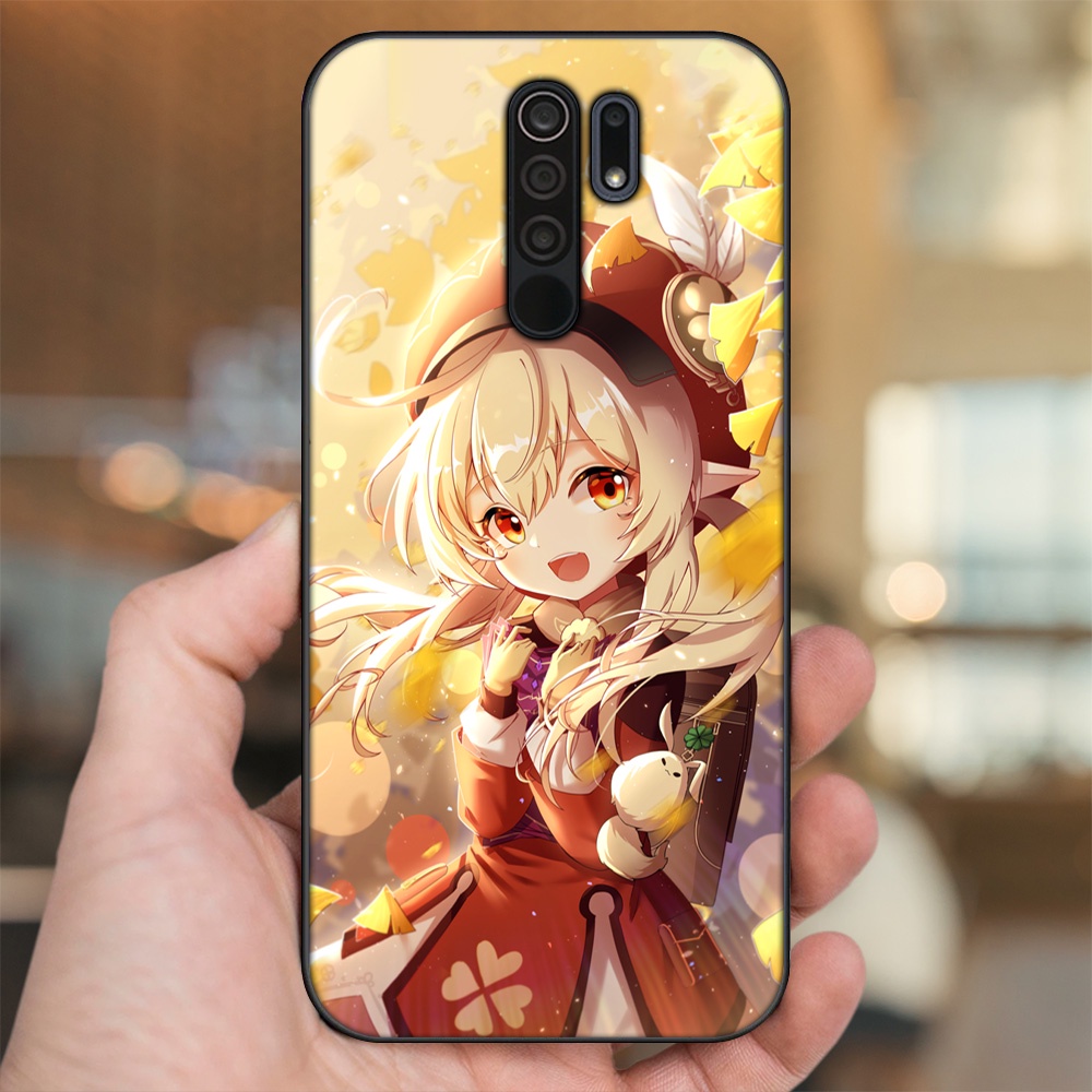Ốp lưng Xiaomi Redmi 9 viền đen in hình Klee Genshin Impact