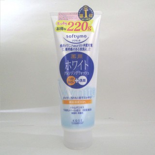 Sữa rửa mặt Kose Softymo White 220g