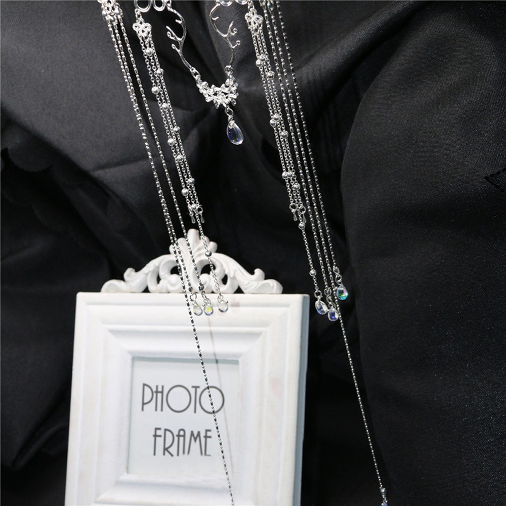 Trâm cài tóc phối tua rua đính hạt long lanh phong cách Trung hoa thời trang dành cho nữ