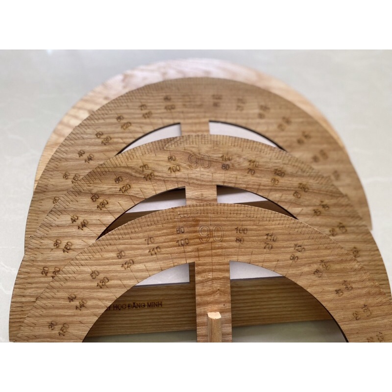 Thước Đo Độ Giáo Viên Gỗ Sồi