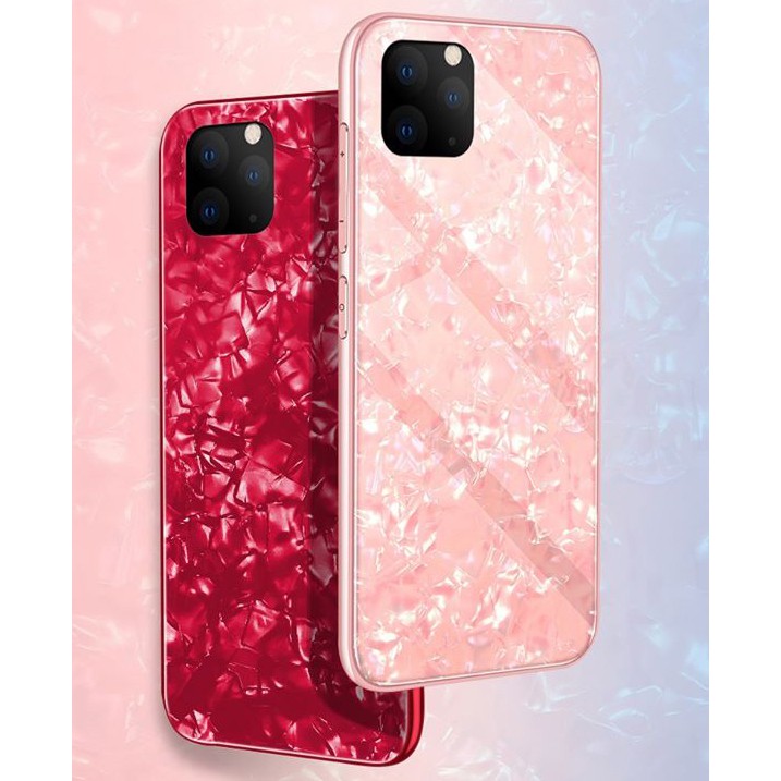 Ốp Lưng Mặt Kính Cẩm Thạch Cho Các Dòng iPhone 11 Pro Max, iPhone 11 Pro, iPhone 11 - Mặt Kính Cường Lực Sang Trọng