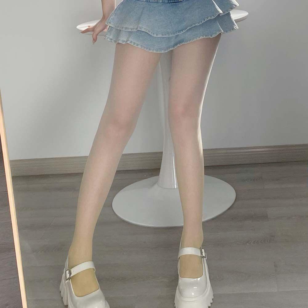 Vớ Lưới Siêu Mỏng Co Giãn Màu Sắc Tương Phản Quyến Rũ VANES1