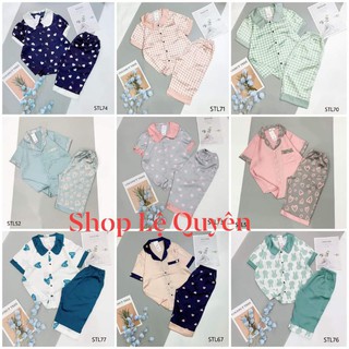 Bộ lụa Pijama lửng lụa cao cấp