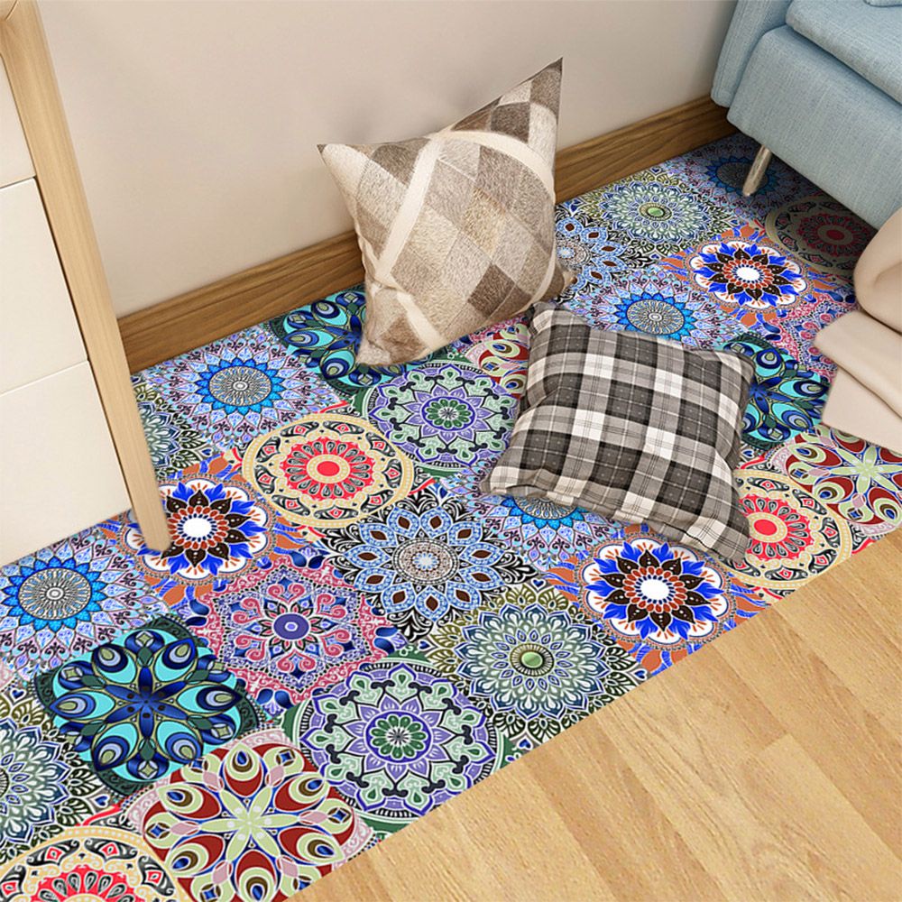 Bộ 10 Miếng Dán Trang Trí Tường Giả Gạch Chống Thấm Nước