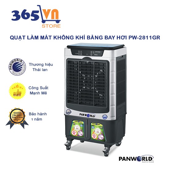 QUẠT LÀM MÁT KHÔNG KHÍ PANWORLD PW-2811GR THÁI LAN