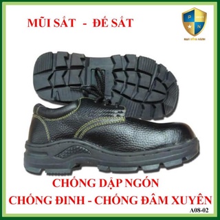[ hot sale ] Giày bảo hộ lao động ABC BH08-3. Giày chống đinh chống dập ngón, Bảo hộ lao động Phúc Nam