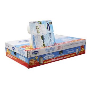 Thùng 12 vỉ x 48 Hộp Sữa Chua Vinamilk Không Đường 100gr