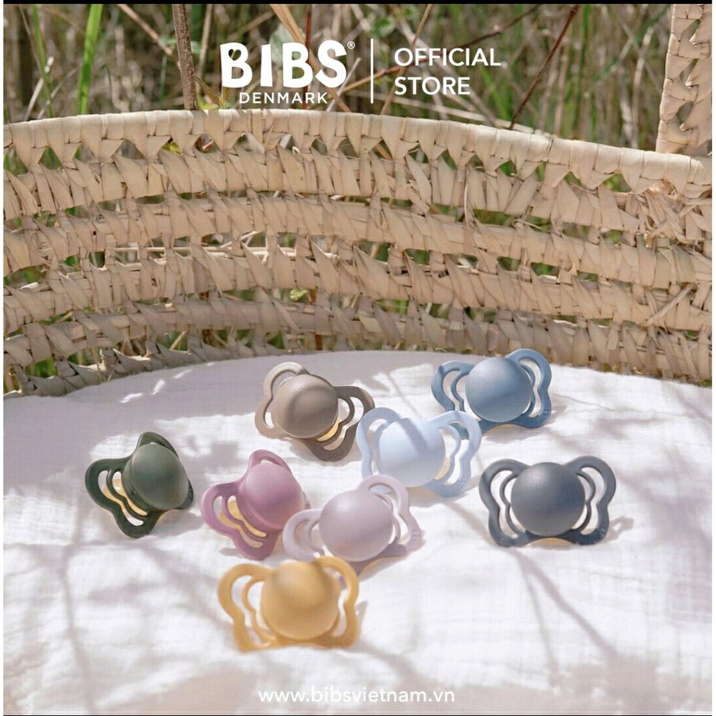 Ti Giả Bibs Couture: Núm Vát Chống Hô/ Vâu Cho Bé Chất Liệu Silicone (Mẫu mới nhất, tặng kèm hộp đựng)