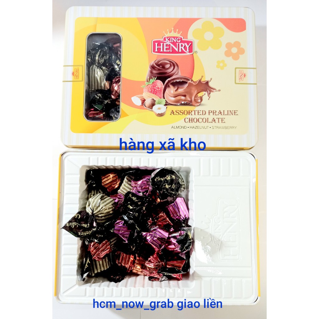 hộp 300 gr socola king henry thập cẩm tiramisu, 3.2022