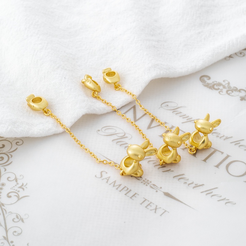 Dây Chuyền Nối Dài Mặt Hình Củ Cà Rốt Màu Vàng 18k Sang Trọng Thời Trang