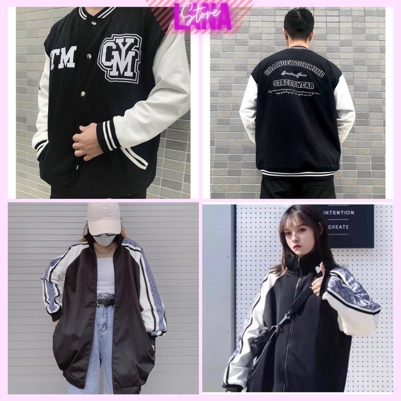 Áo Bomber Dù 2 Lớp Ulzzang Chất Đẹp Các Mẫu Hotrend  Áo Khoác Dù Unisex Form Rộng Size Nam Nữ