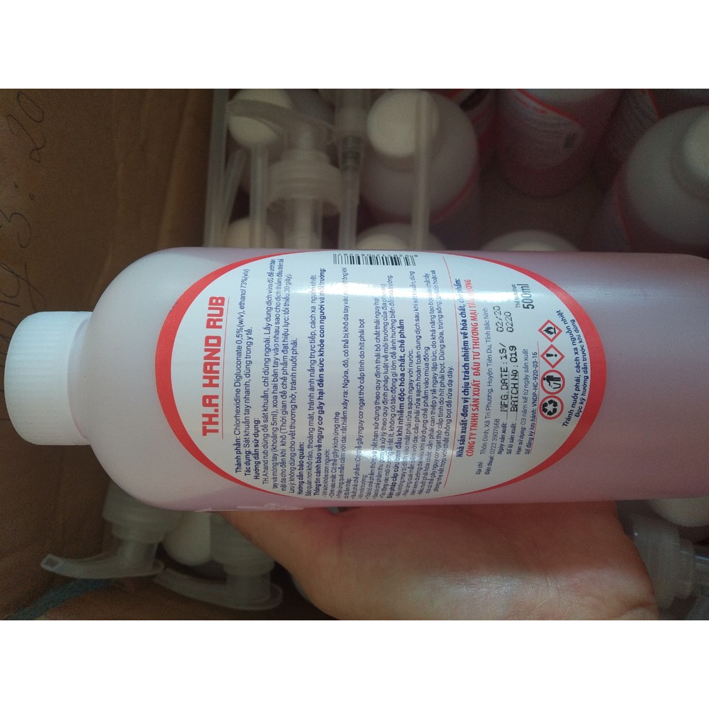 Dung dịch sát khuẩn tay nhanh, TH.A Hand Rub Loại 500ML | BigBuy360 - bigbuy360.vn