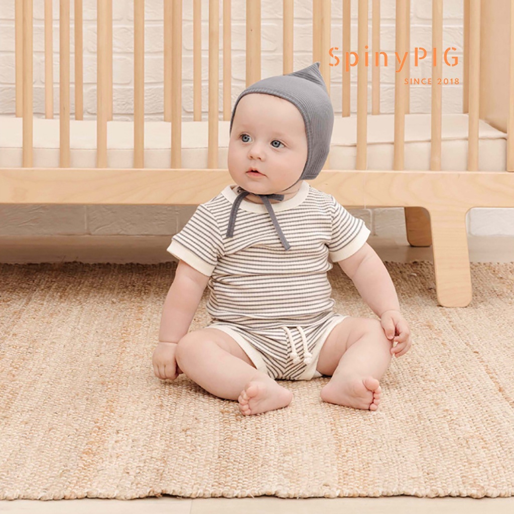 Bộ quần áo cho bé 0-3 tuổi style Hàn Quốc cộc tay dành cho hè thu Hàng Quảng Châu