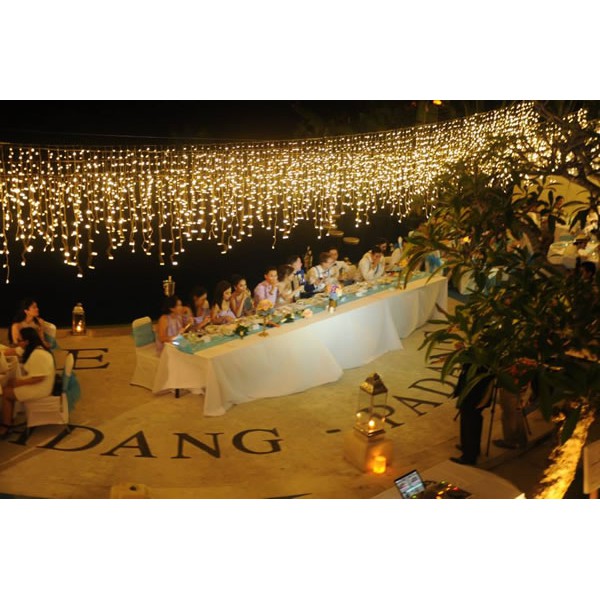 ĐÈN NHÁY THẢ MÀNH DÀI 6M, 24 SỢI MÀNH