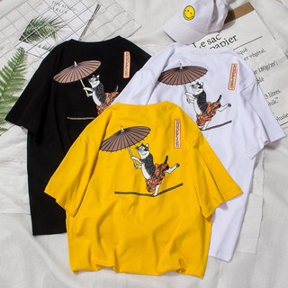 Áo thun Freesize Unisex Mèo Đại Ca A024 E